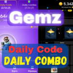 Gemz Daily Combo, Daily Code Today